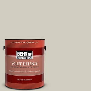 1 gal. #N320-2 Toasty Gray Extra Durable Flat Interior Paint & Primer