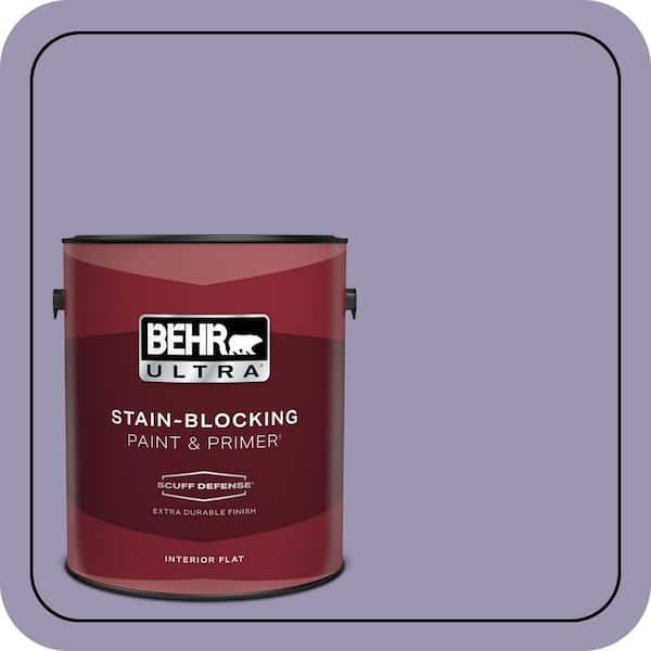BEHR ULTRA 1 gal. #S570-4 Night Music Extra Durable Flat Interior Paint & Primer