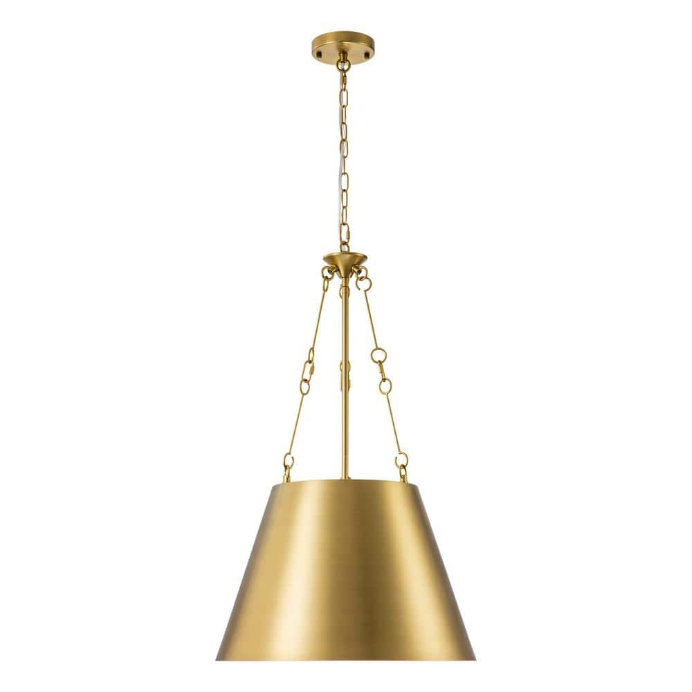 Reviews for RRTYO Hamilton 4Light Gold Kitchen Island Cone Pendant