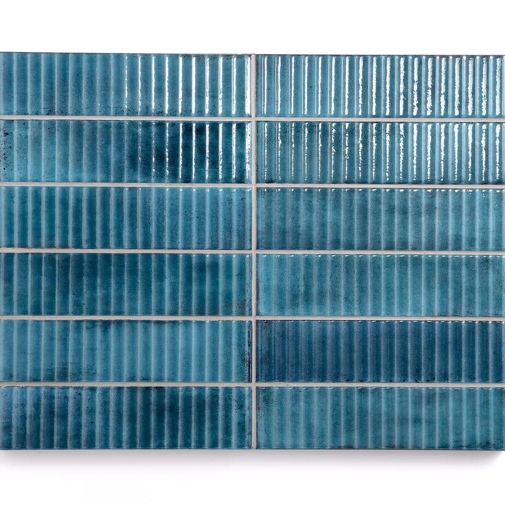 VariaLume Relief Blue 3 in. x 4 in. Glossy Ceramic Wall Tile Sample price history on PriceWatchPro