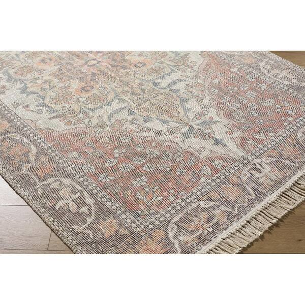 Belfast Orange Traditional 2 ft. x 4 ft. Indoor Area Rug