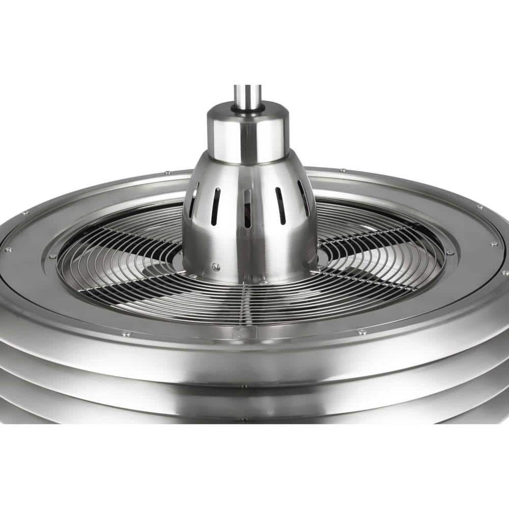 Sanford 23W LED Brushed Nickel Low Profile Ceiling Fan with Remote