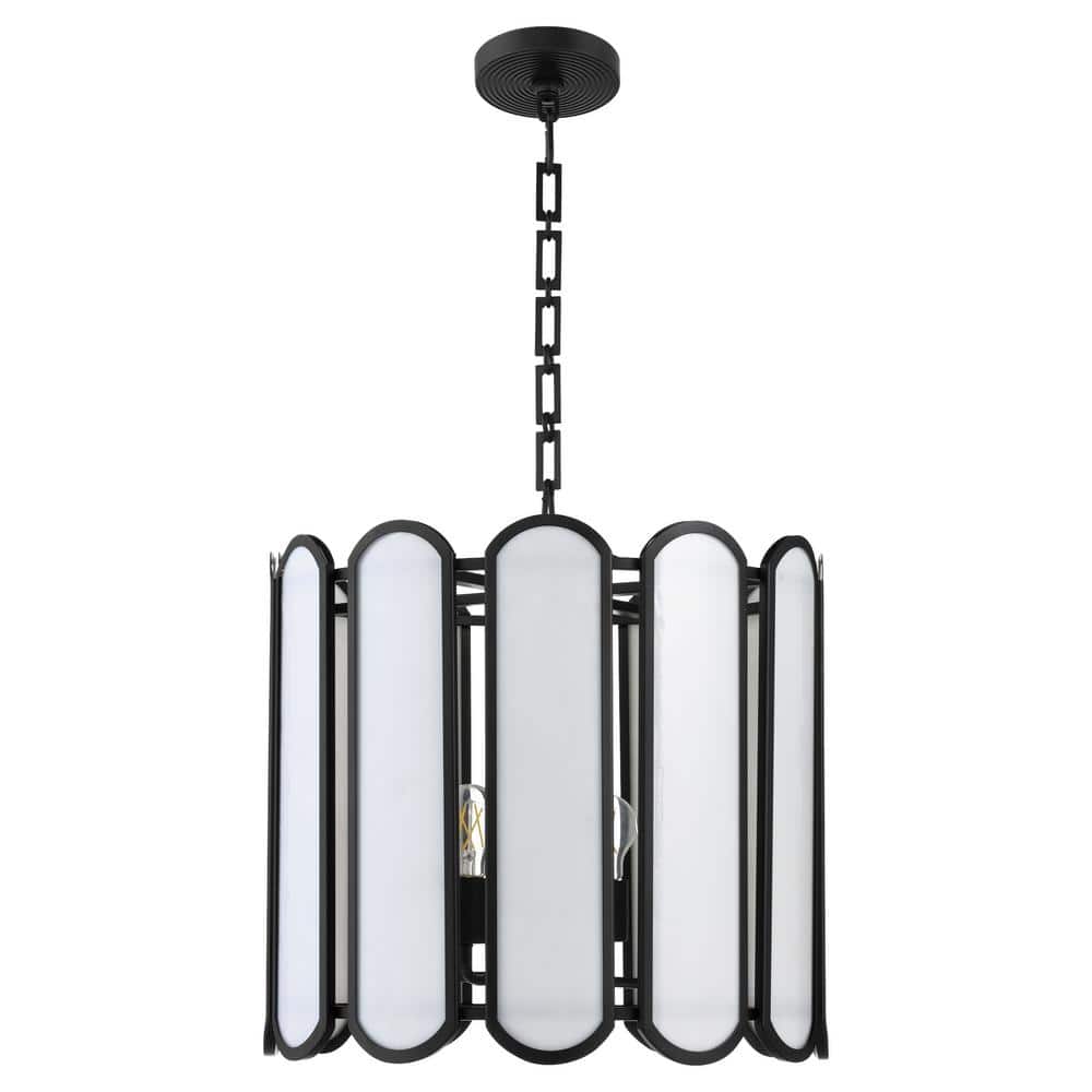 Belleview 4 Light Pendant - Matte Black price history on PriceWatchPro