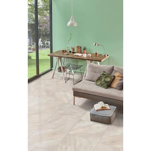 Adella Gris 18 in. x 18 in. Matte Ceramic Stone Look Wall Tile (11.25 sq. ft./Case)