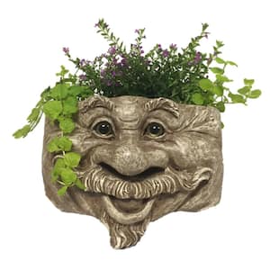 10.5 in. Uncle Nate Stone Wash the Muggly Tree Face Wall Planter