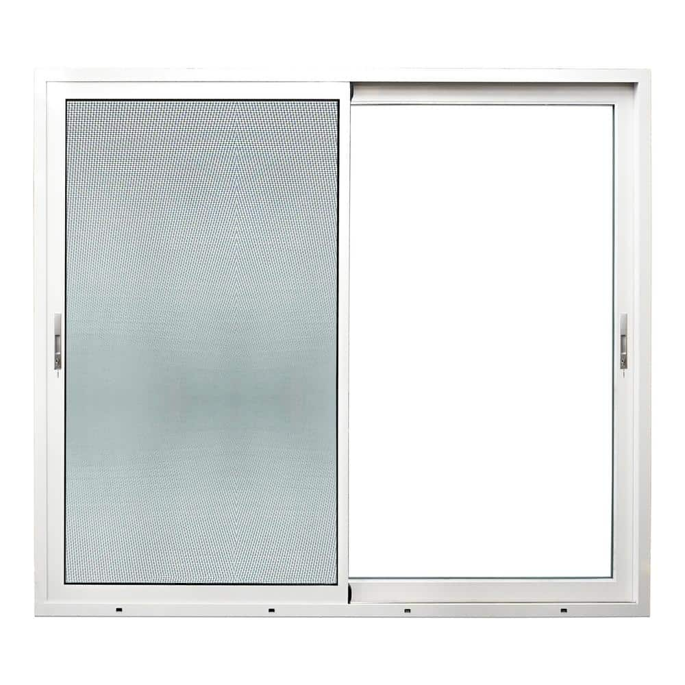 Teza Doors Teza Series In X In Gloss White Universal Hand Aluminum Multi Sliding