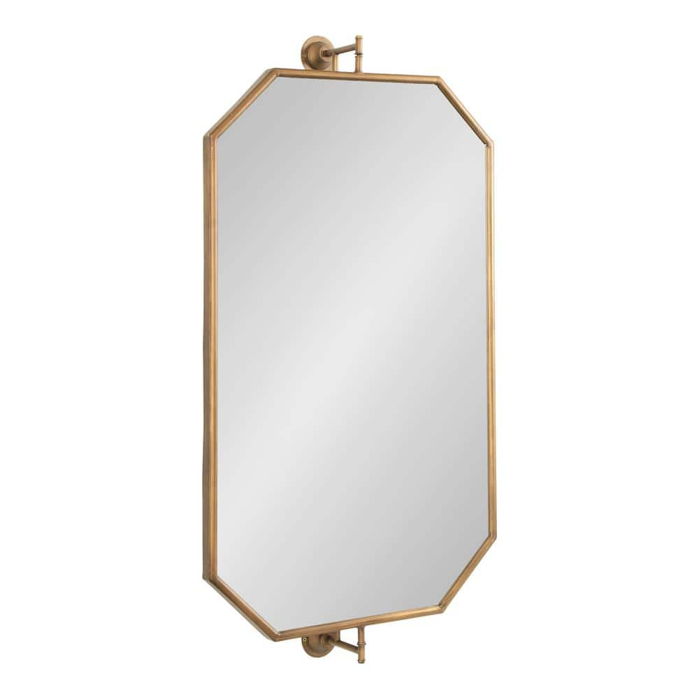 Popular - Wall Mirror - Octagonal Gold Wall Mirror, 25