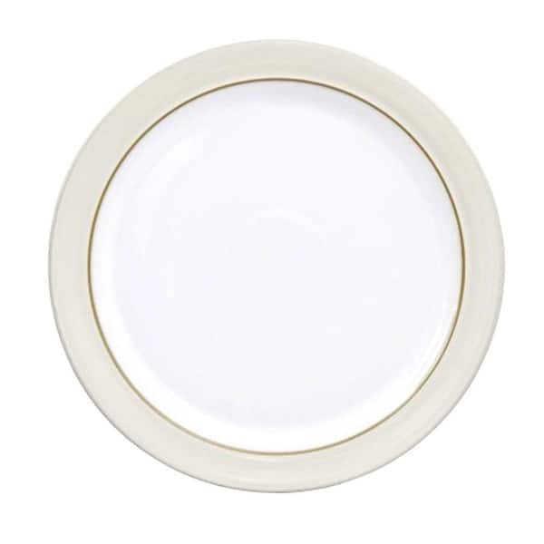 Natural Canvas White Dinner Plate
