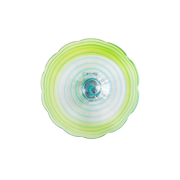 Dale Tiffany Waterfront 3.5 in. Wall Art Decor with Hand Blown Art Glass Style