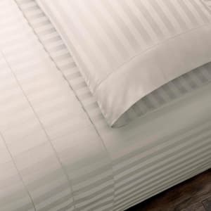 500 Thread Count Egyptian Cotton Sateen Biscuit Damask 4-Piece Full Sheet Set