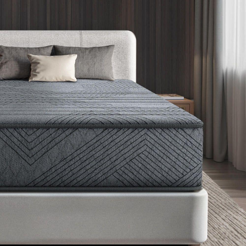 Cooling Innerspring Queen Medium Memory Foam 10 in. Bed-in-a-Box Mattress - thumbnail 3