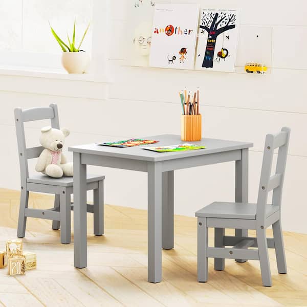 Kids Table and Chair Set - Play with Me Toddler Table with 3 Chairs and  Adult Stool for Arts & Activities- Playroom Furniture, Dining Table for  Homes