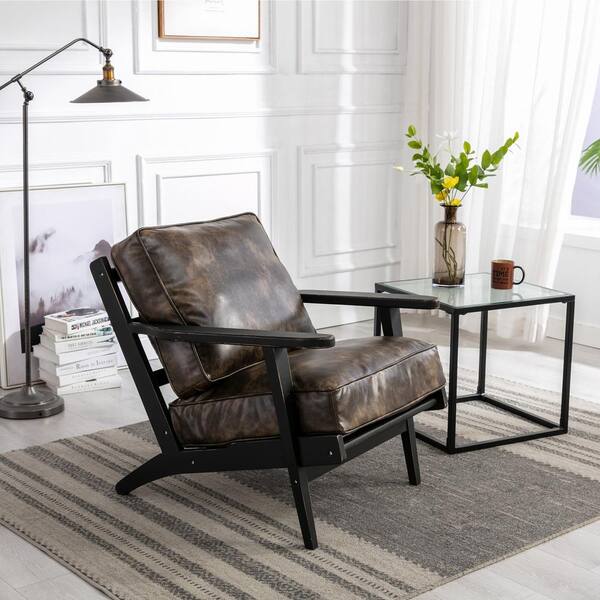 leather arm chair set