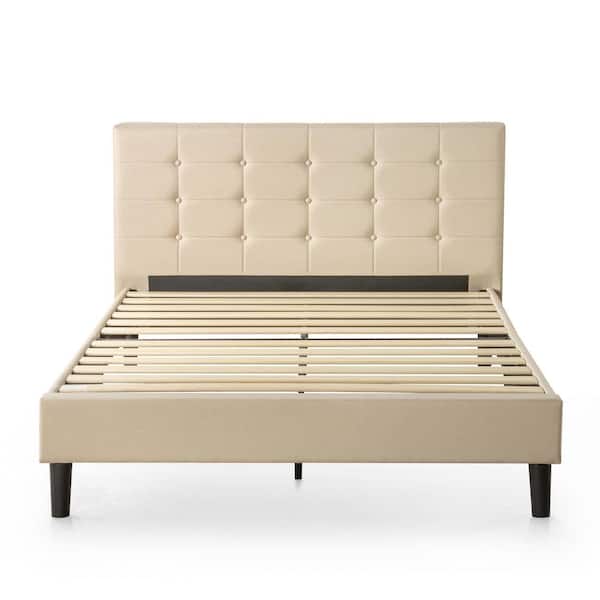 Ibidun King Upholstered Button Tufted Platform Bed Frame