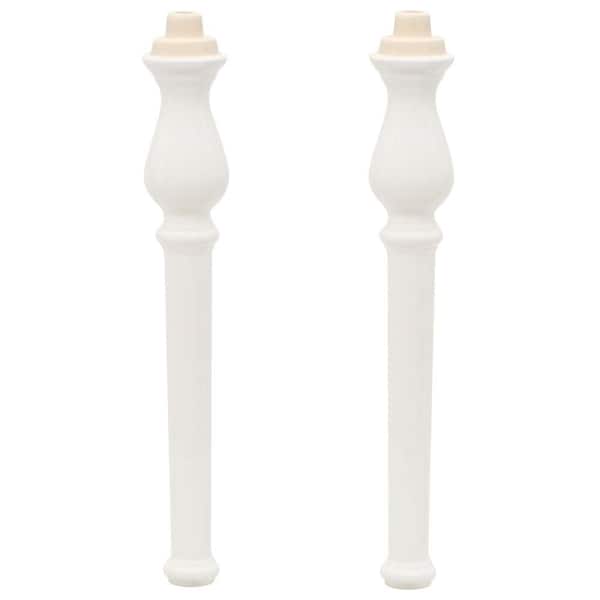 Elizabethan Classics English Turn Console Legs Only in White