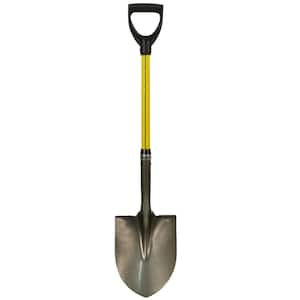 30 in. Classic Fiberglass Handle with D-Grip and Heavy-Duty Round Point Steel Blade Shovel (6-Pack)