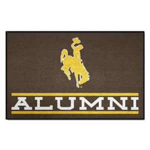 Wyoming Cowboys Alumni Brown 1.5 ft. x 2.5 ft. Starter Area Rug