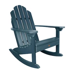 Classic Westport Nantucket Blue Recycled Plastic Outdoor Rocking Chair