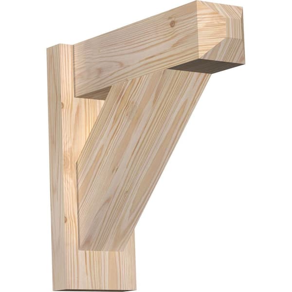 Ekena Millwork 6 in. x 16 in. x 16 in. Douglas Fir Traditional Craftsman Smooth Outlooker