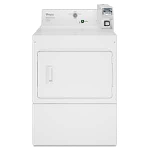 7.4 cu. ft. 120-Volt White Commercial Gas Vented Dryer