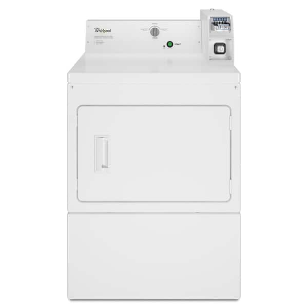 Whirlpool 7.4 cu. ft. 120-Volt White Commercial Gas Vented Dryer