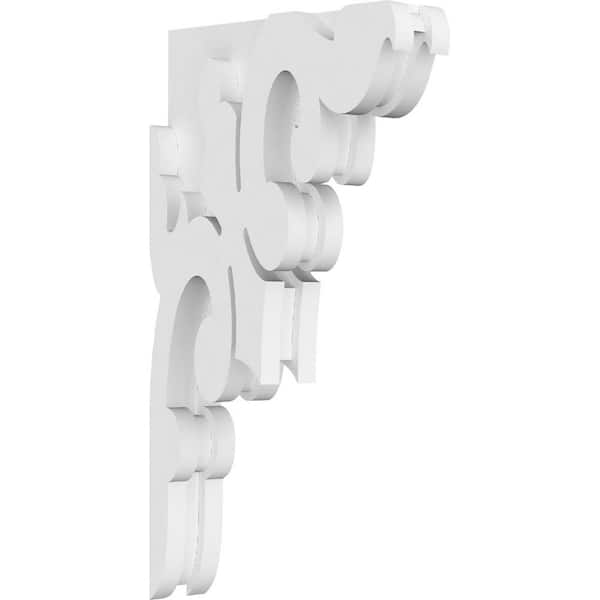 Ekena Millwork 1-7/8 in. x 14 in. x 8 in. PVC Milton Corbel