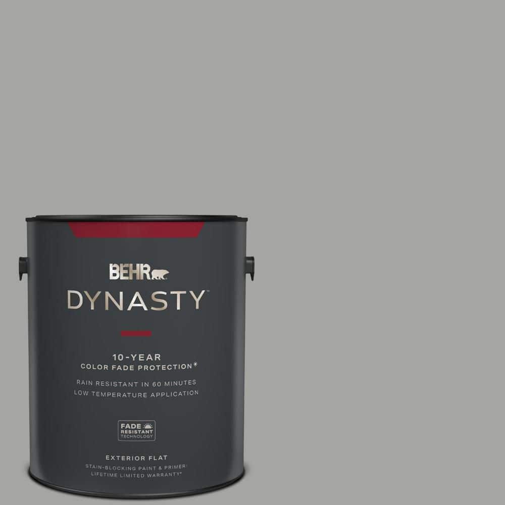 BEHR DYNASTY 1 gal. PPU2418 Great Graphite Flat Exterior Stain