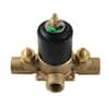 Kingston Brass KB3636AXSO Duscharmatur, Polished Nickel – Druckausgleichend, Mit Kreuzgriff