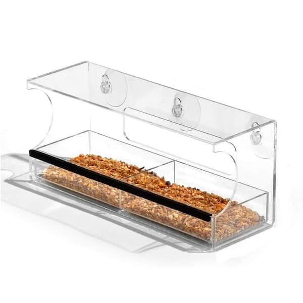 Ashman Online 13 in. Deluxe Window Bird Feeder (1-Pack)