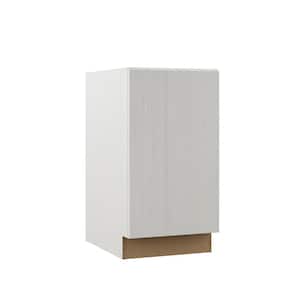 Designer Series Edgeley Assembled 18x34.5x23.75 in. Full Height Door Base Kitchen Cabinet in Glacier