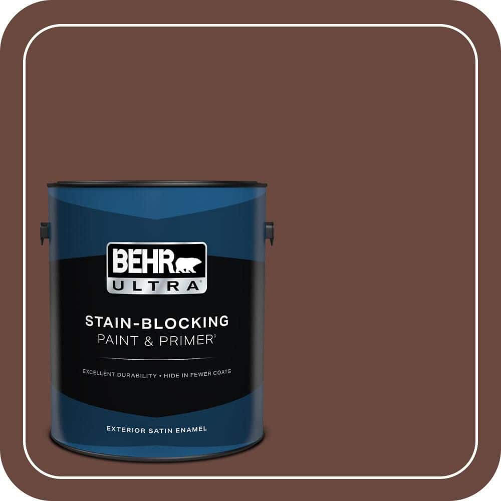 1 gal. #S-G-740 Brown Eyes Satin Enamel Exterior Paint & Primer price history on PriceWatchPro