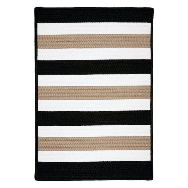 Home Decorators Collection Cape Cod Black Sand 2 ft. x 4 ft. Braided Area Rug