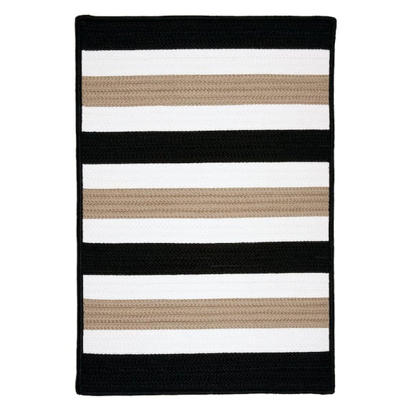 Home Decorators Collection Cape Cod Black Sand 4 ft. x 6 ft. Braided Area Rug