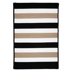 Cape Cod Black Sand 12 ft. x 15 ft. Braided Area Rug