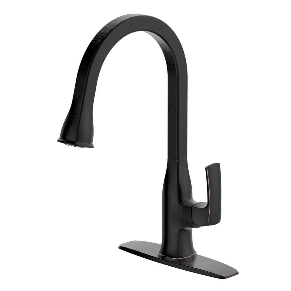 Cardania Oil-Rubbed Bronze Pull-Down Kitchen Faucet