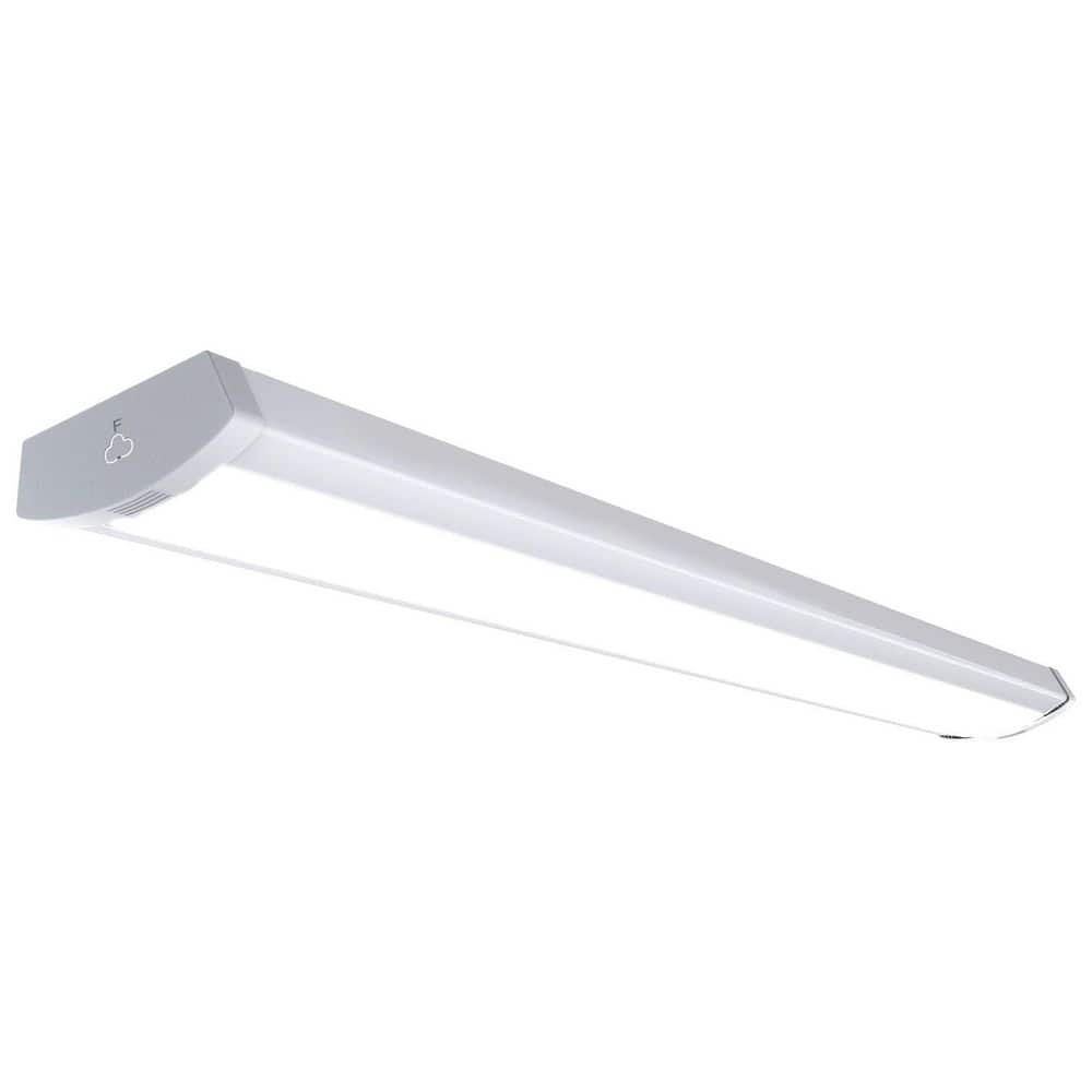 1 Pack 4 ft. 60-Watt LED White Shop Light, Linkable LED Ceiling Office Wrap Light for Kitchen, Hallway, Fluorescent price history on PriceWatchPro