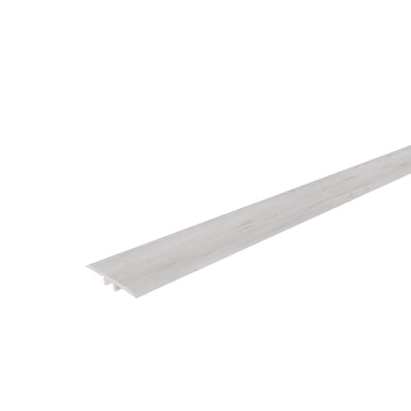 Everlux Premium Flooring Giselle Ice Gray 0.31 in. T x 1.96 in. W x 94.5 in. L T Molding