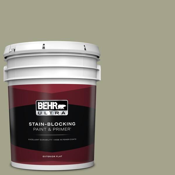 BEHR ULTRA 5 gal. #400F-5 Promenade Flat Exterior Paint & Primer