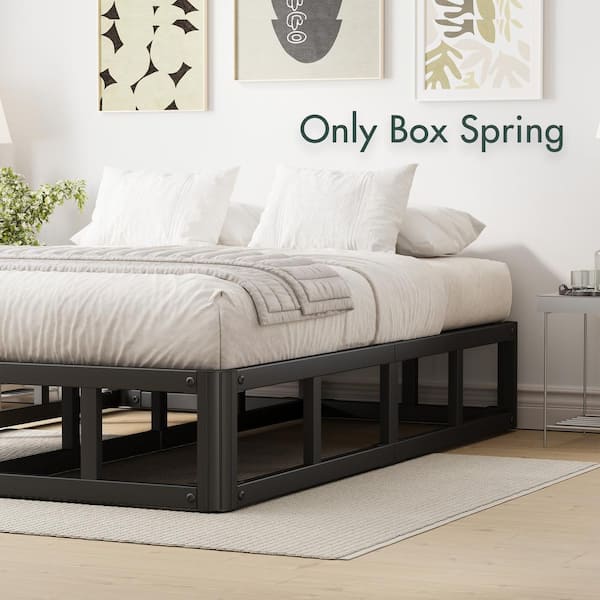 HOMZENE 9 in. High Twin Size Metal Box Spring with Sturdy
