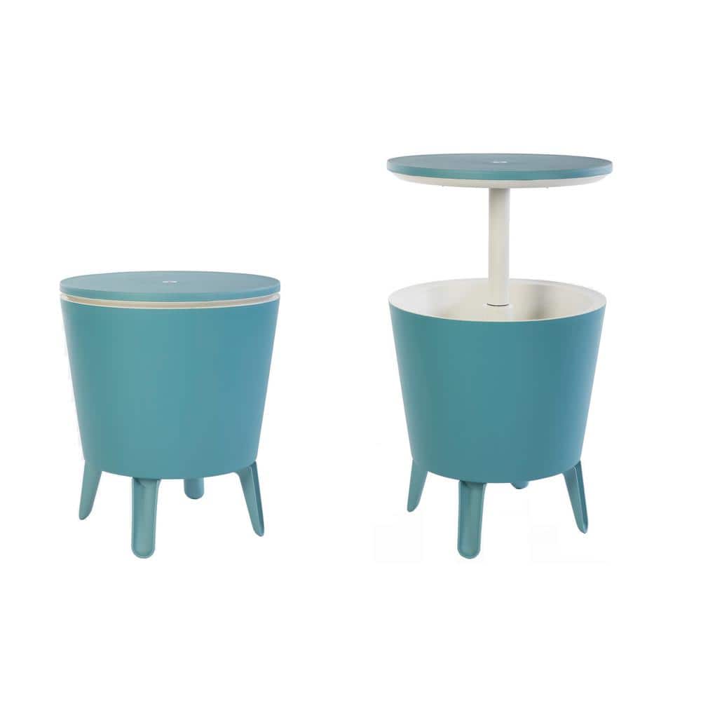 2 Colours Elegant Design Details about   Keter Cool Bar Garden Drink Cooler Side Table Bar 