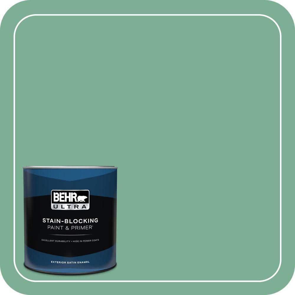 1 qt. #MQ6-12 Nature Green Satin Enamel Exterior Paint & Primer price history on PriceWatchPro