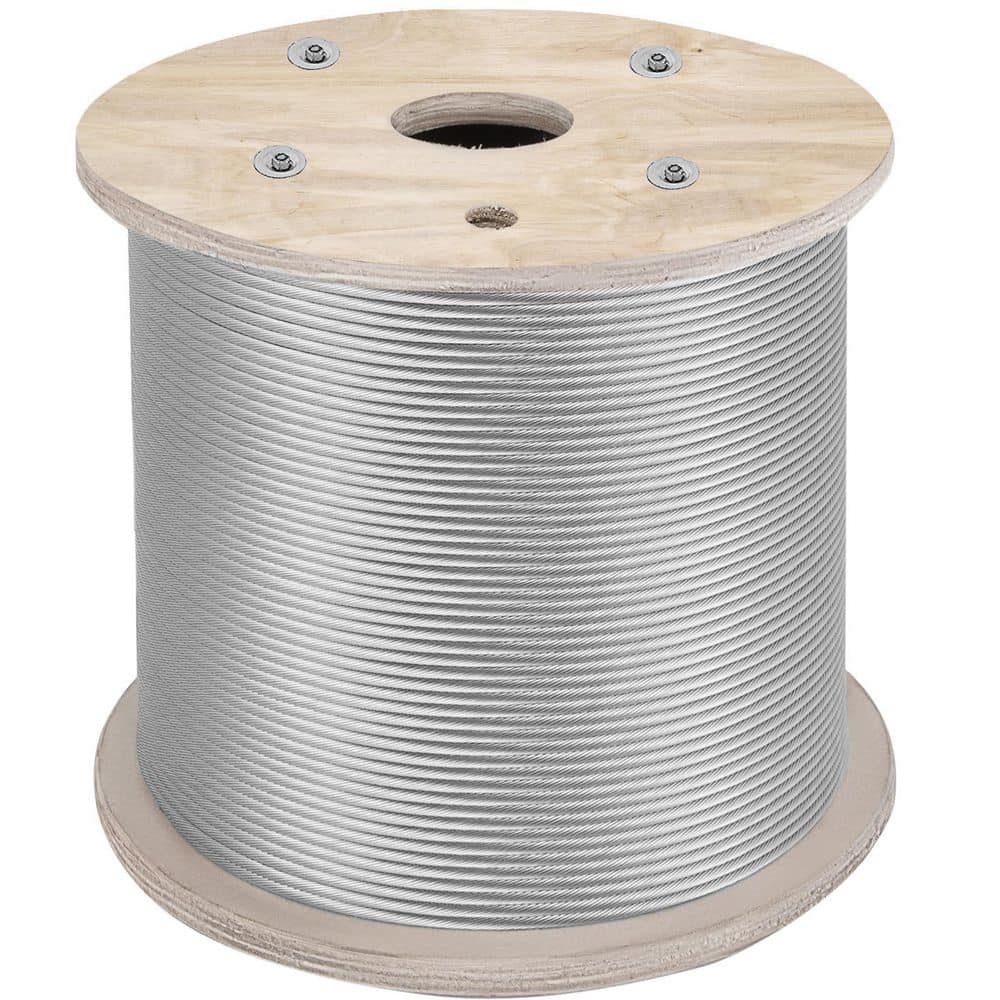 1/4 in. Rope Diameter x 200 ft. Length, Stainless Steel Wire Rope(By-the-Foot), Steel Cable price history on PriceWatchPro