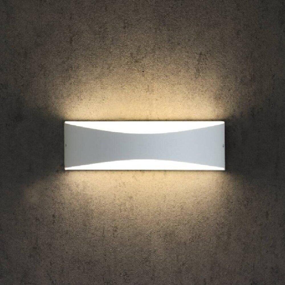 17 in. Brushed Aluminum Finish Dimmable Integrated LED Hardwired Outdoor Wall Lantern Sconce price history on PriceWatchPro