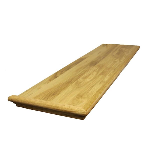 Stairtek 0.625 in. x 11.5 in. x 42 in. Prefinished Natural White Oak Left Return Retread