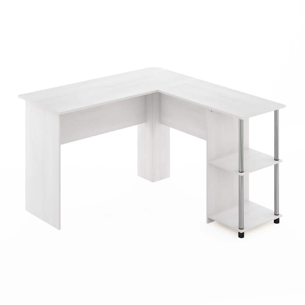 Effortlessly Elegant: A Minimalist Black and White Desk Setup with