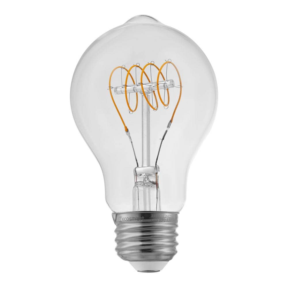 40-Watt Equivalent AT19 Dimmable Horizontal Filament LED Vintage Edison Light Bulb Daylight (1-Pack) price history on PriceWatchPro