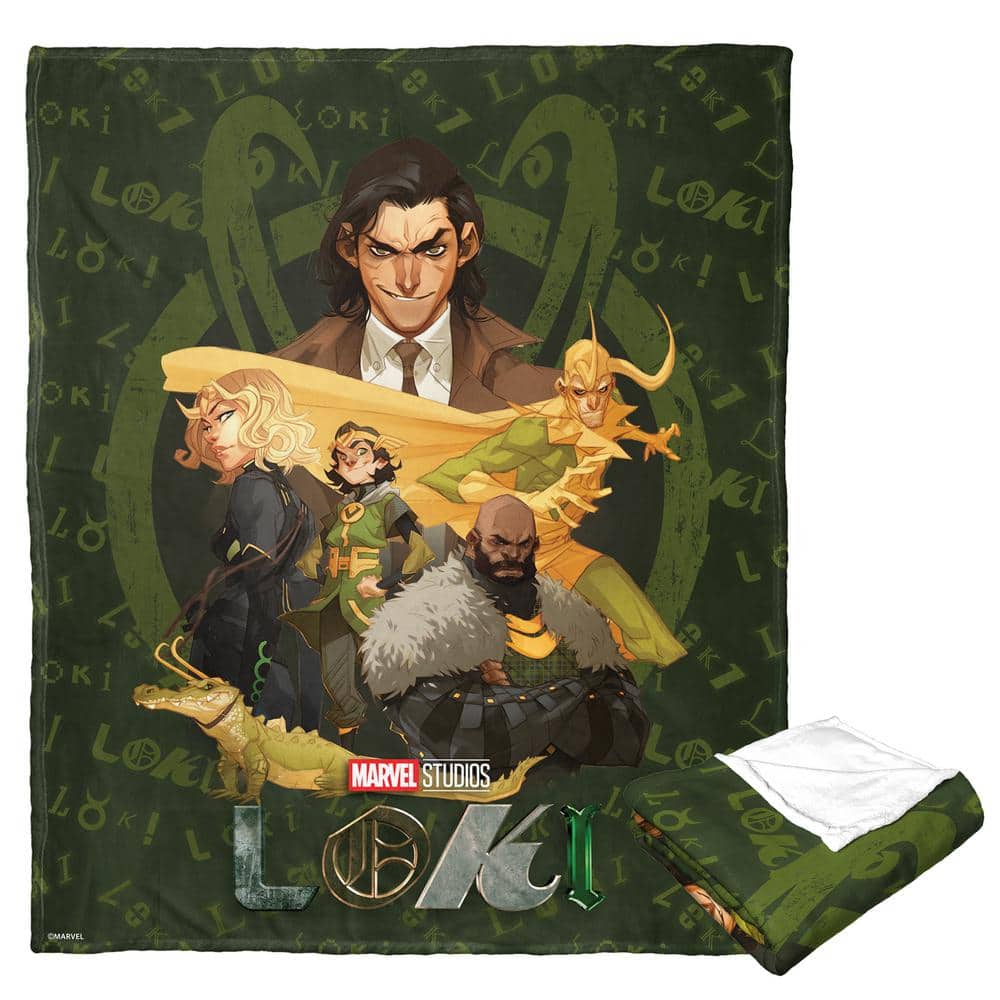 THE NORTHWEST GROUP Marvel's Loki Silk Touch Throw Blanket Loki