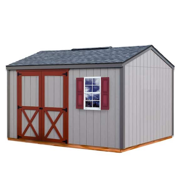 Best Barns Cypress 12 ft. x 10 ft. Wood Storage Shed Kit with Floor