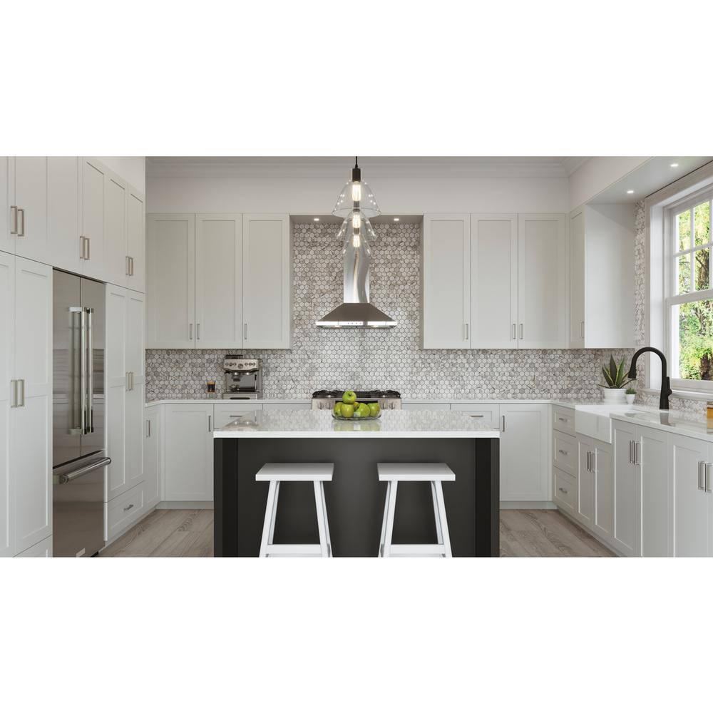Neera 16.5" Matte Black Stainless Steel Pull-Out Kitchen Faucet
