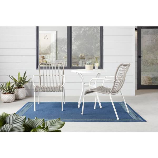 stylewell hawkspur stacking woven chair